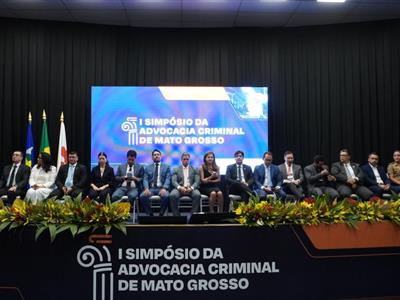 Foto da Notícia: 'Evento de excelência, à altura do que merece a advocacia criminal', diz Gisela Cardoso em simpósio da OAB-MT e ESA-MT
