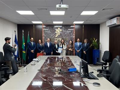 Foto da Notícia: OAB-MT leva questões da advocacia trabalhista ao presidente do TRT-MT e assina parceria para realização da 7ª Corrida do Trabalho